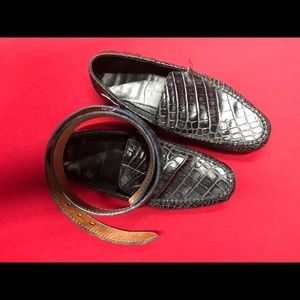 Exotic Skin Men’s shoes and belts.